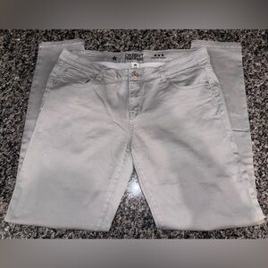 Gray Low Rise Celebrity Pink Jeans Size 15